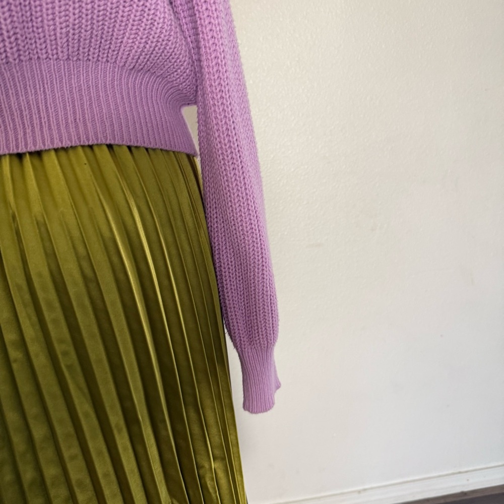 Time and Tru Lavender Button-Up Cardigan - Picture 9 of 11